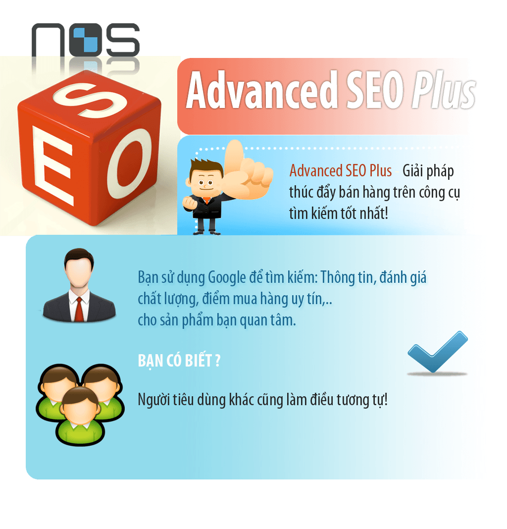 Giải pháp Advanced SEO Plus cung cấp bởi NOS